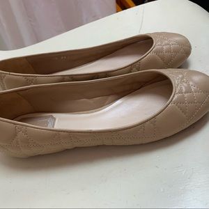 Dior Nude Quilted Ballet Flats